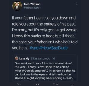 Tres Watson tweet to Stumbo